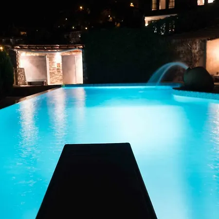 Tranquil Infinity Pool Getaway Apartment Volos Exterior photo